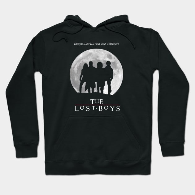 Dwayne, David, Paul and Marko are The Lost Boys Hoodie by DaveLeonardo